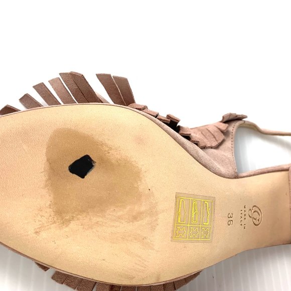 M. GEMI 'The Sagra' Fringe Slingback Pumps‎ w/ Dust Bag (NWOB) - Picture 8 of 12